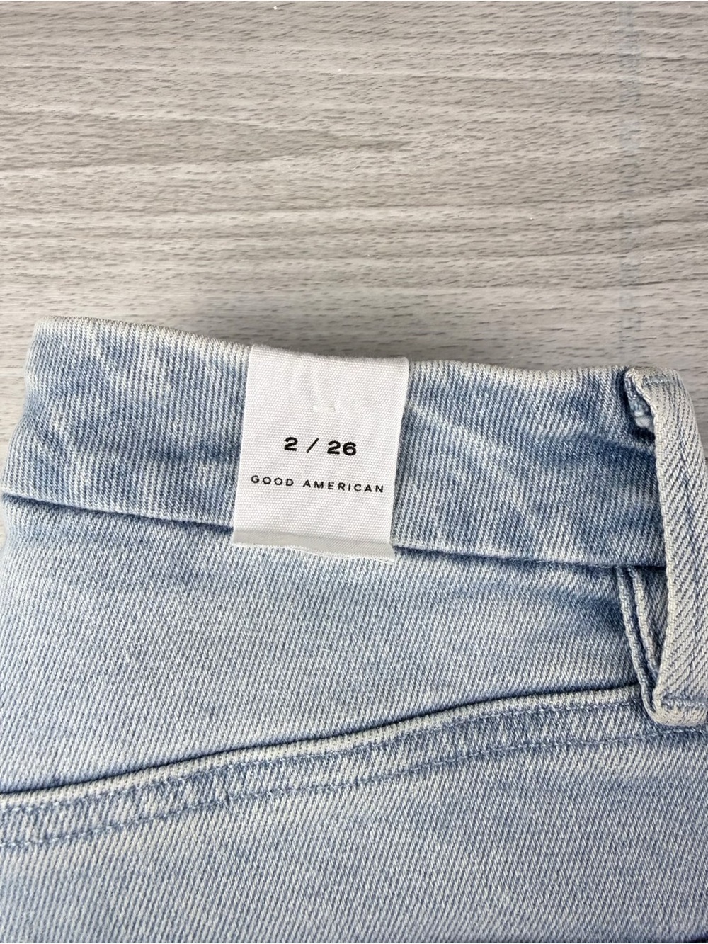 Good American Good Waist Soft Tech High Waist Palazzo Jeans Size 26 - Picture 14 of 15